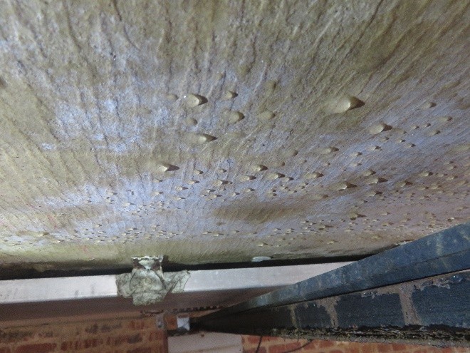 Why is this concrete garage ceiling leaking water? 