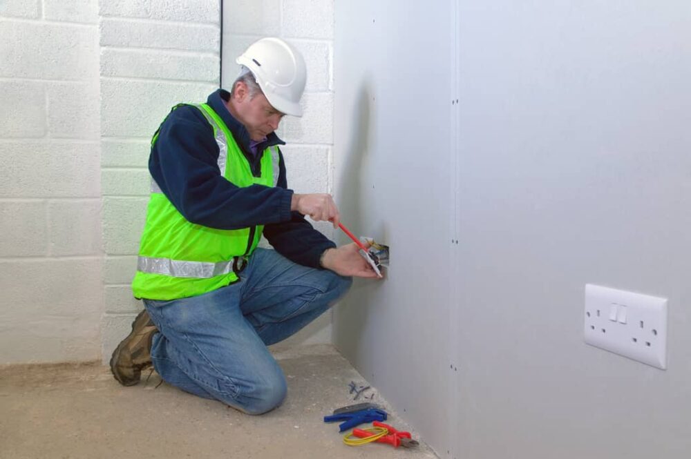 Always use an electrical contractor to assist with testing your electrical outlets. 