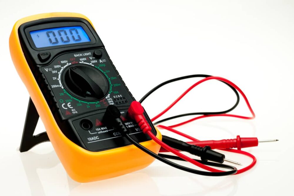 A multimeter is necessary to test your electrical outlets.