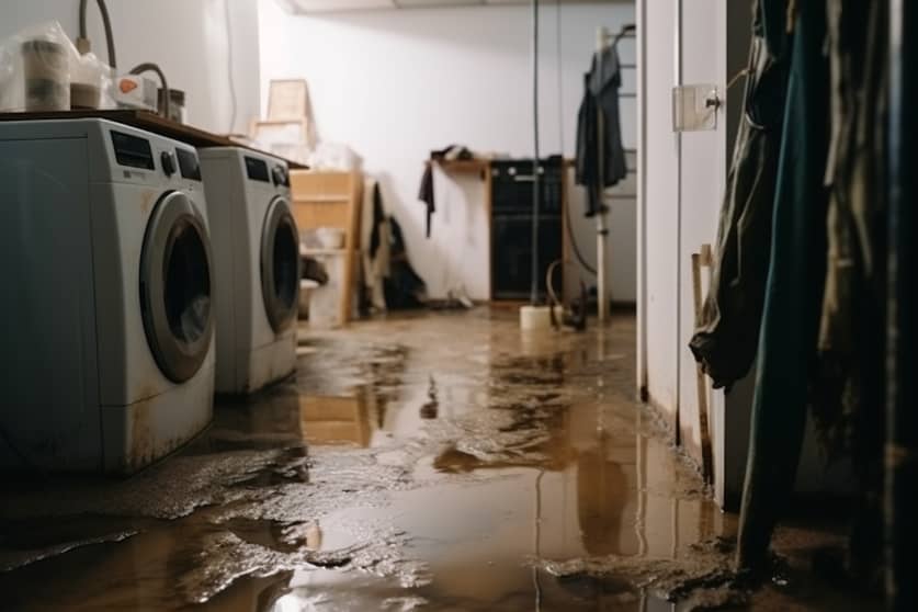 Water can lead to mold in the home and the landlord is responsible for mold. 