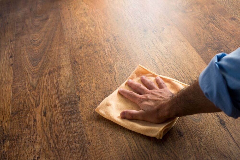 Cleaning hardwood floors