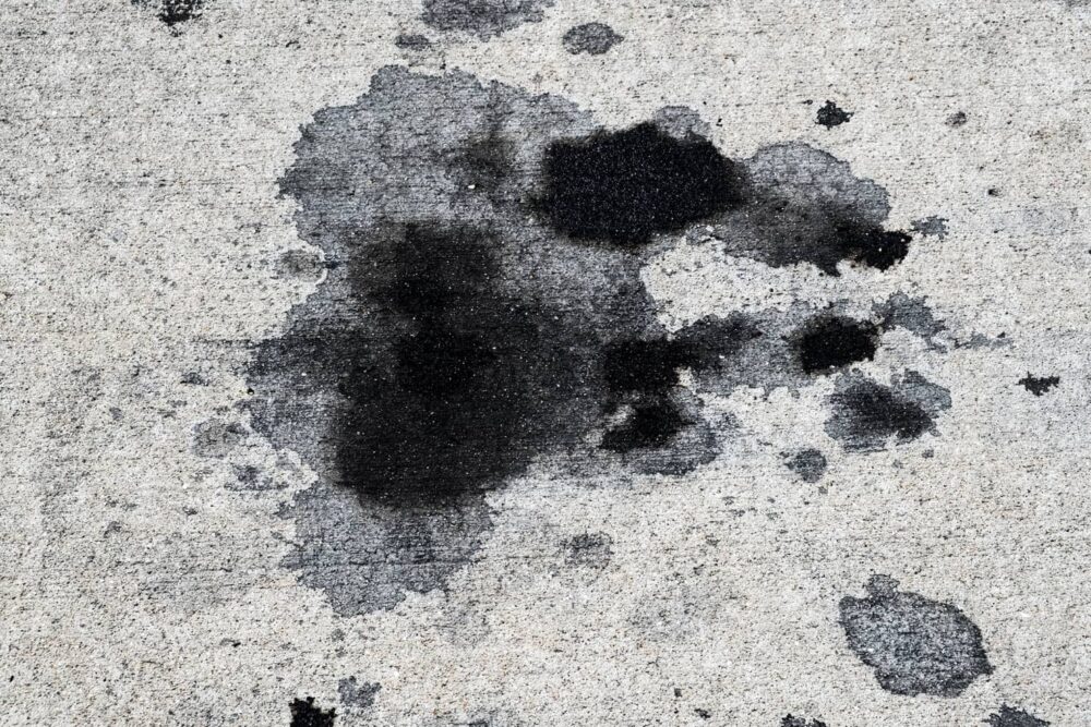 Motor oil stains are one thing that stains a driveway and there are various methods to remove them. 