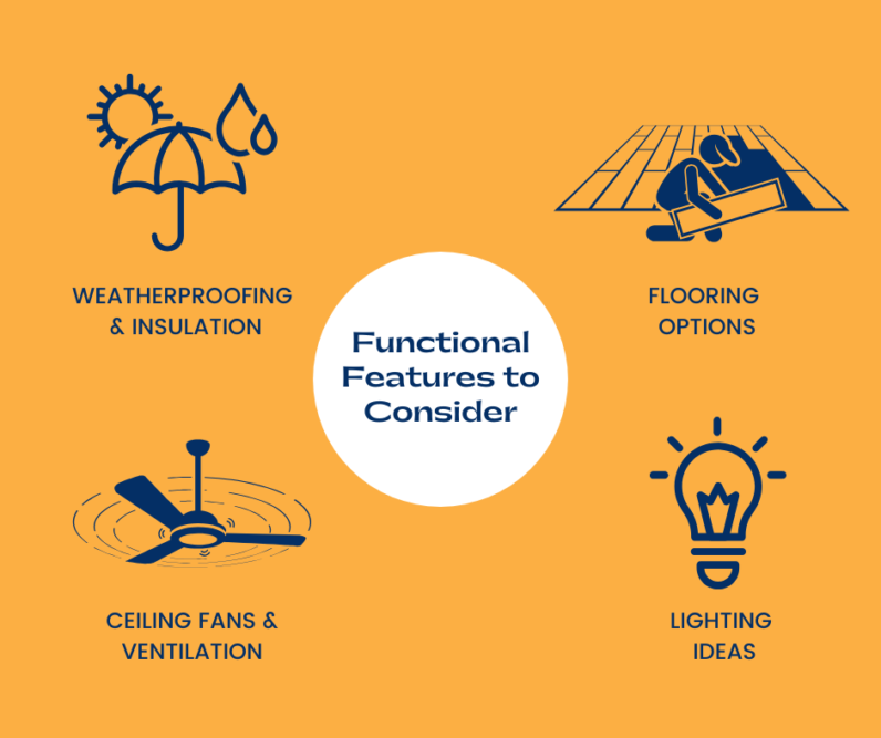 Functional Features to Consider for a screen porch