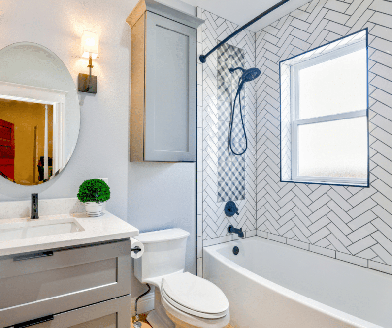 Example of a Bathtub Shower Combination