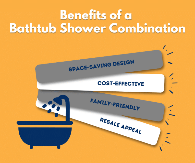 Benefits of a Bathtub Shower Combination
